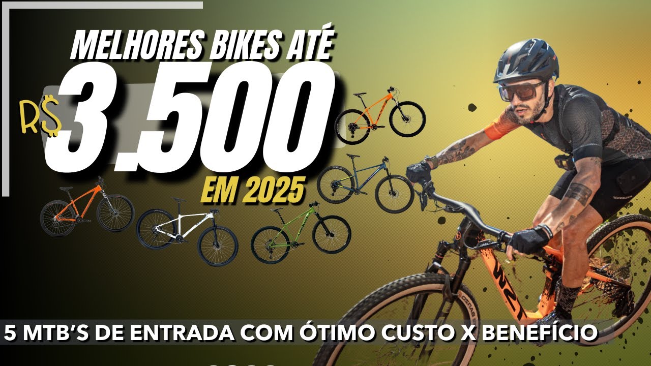 As melhores BICICLETAS  até R$3500 em 2025