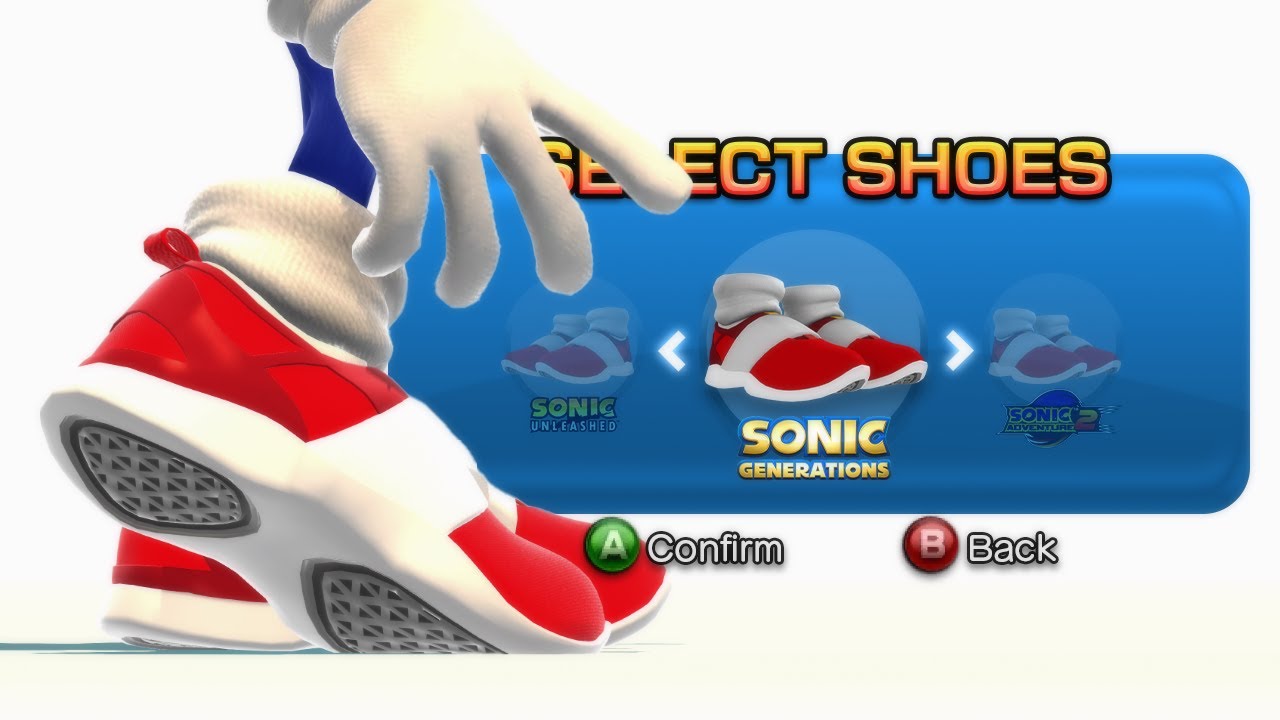 If Sonic could wear the Movie Puma Shoes in Games - YouTube