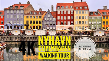 Copenhagen Nyhavn Walking Tour 4K | December2025 | iPhone 17 Pro Max