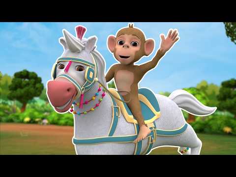 Lakdi Ki Kathi - लकड़ी की काठी काठी पे घोडा | Hindi Nursery Rhymes For Kids | Baby Songs #cartoon