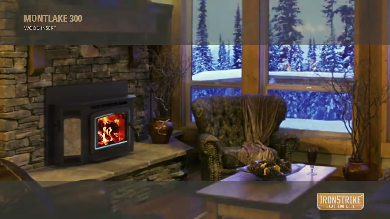 IronStrike Montlake 300 Wood Burning Fireplace Insert – US