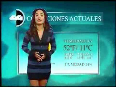 Canal 44 Juarez Daniela Valero Senorita del Clima