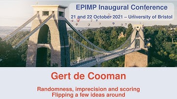 Gert de Cooman – Randomness, imprecision and scoring — Flipping a few ideas around