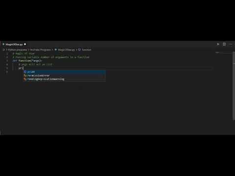 Args in Python