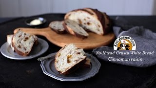 No-Knead Crusty White Bread: Cinnamon-Raisin