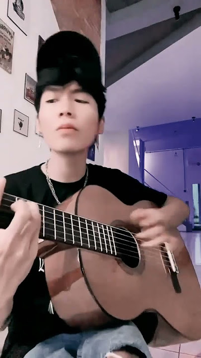 Benang Biru, lisef alfio  #youtubeshorts #guitarcover #dangdut #tiktok #viral #guitarist