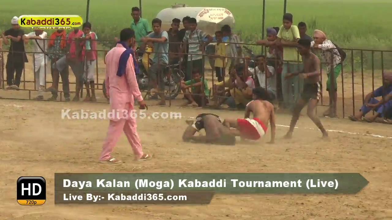 Daya Kalan (Moga) Kabaddi Tournament 1 Oct 2016 (Live Now) live kabaddi score points table