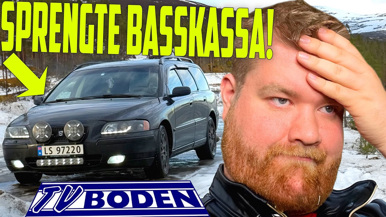 BASSEN I V70EN BLE ØDELAGT!