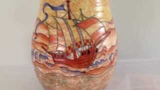 Crown Ducal Galleon Vase - Charlotte Rhead