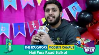 The Educators Modern Campus Hajipura Road Sialkot Science Exhibition Part 14 (Interview)