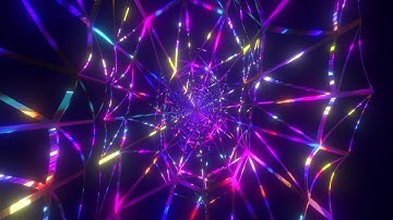 SPIDER WEB - Abstract Background Video 4k Blue Red Spider Web Tunnel VJ LOOP NEON Calm Screensaver