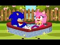 Sonic and amy build a beautiful waterfall heart very easy  for sonic family garden kb40  kim 100