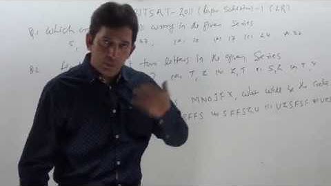 BITSAT-Previous year paper solutions ( Logical Reasoning part)