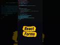 STATE vs REFS 🥊MASTER REACT FORMS! ⚡️ #coding #programming #react