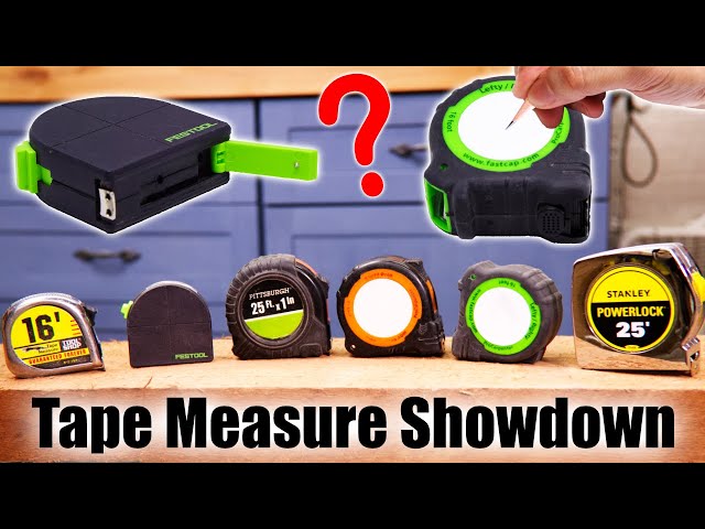 What makes a good tape measure? A Comparison of Fastcap, Stanley, Festool,  and More! 