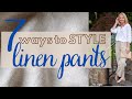 7 Ways to Style Linen Pants