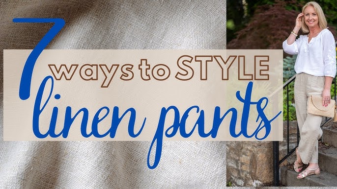 How to Style Wide Leg Linen Pants @ziliottodesign 