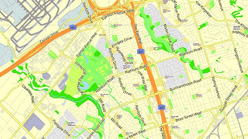 Toronto Canada editable layered PDF Vector Map