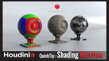 SideFX Houdini / Redshift : SHADING WORKFLOW