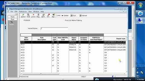 JDE / E1 Fine Cut Menu Filtering P559006 FCUT