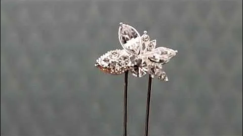 Simple & Elegant Rhinestone Bridal Hair Pins by Hair Comes the Bride