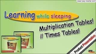 Learning while sleeping... Multiplication Tables // Times Tables