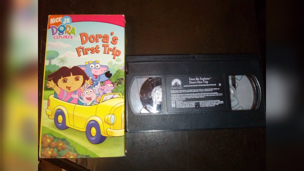 Opening and Closing to Dora The Explorer Dora's First Trip RARE 2006