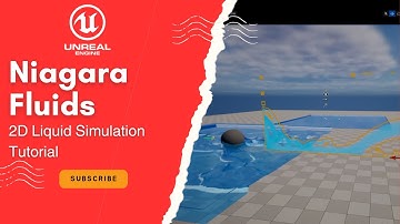 Intro to Liquid Simulation in Unreal Engine 5 I 2D Liquid Simulation I Niagara Fluids