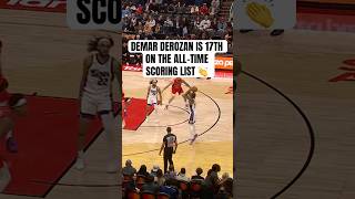 DeMar continues to climb up the all-time scoring list