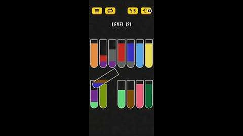 Water Sort Puzzle Level 121 Solved