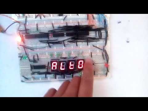 Electronic lock with logic gate
