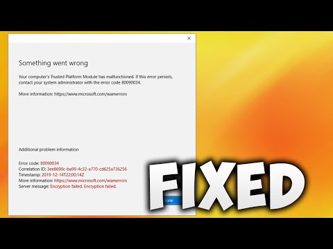 How To Fix Microsoft Office Error Code 80090034  - Your Computer Trusted Platform Has Malfunctioned