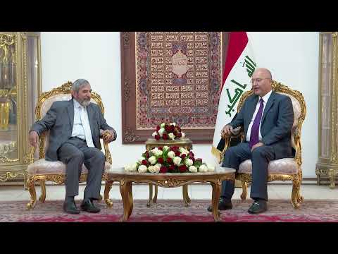 رئيس الجمهورية برهم صالح يستقبل الامين العام للاتحاد الاسلامي الكردستاني