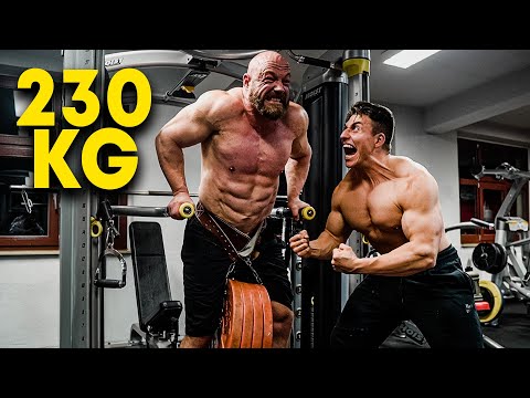 230kg Dips! Battle vs Johny