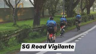 23dec2020 0731hrs pie cyclists on expressway road shoulder doing tour de pie