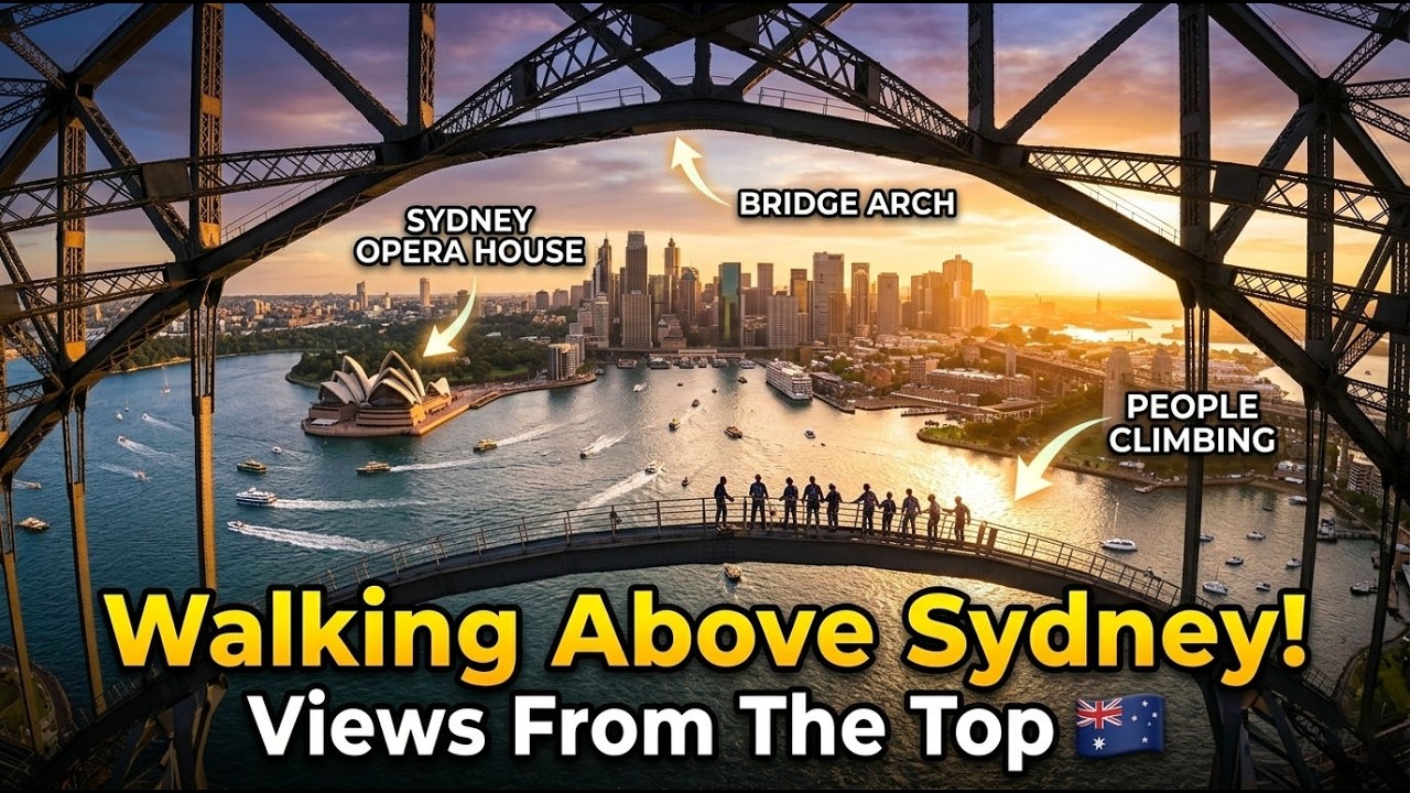 Sydney Harbour Bridge Walking Tour | Iconic Australia Landmark 🇦🇺