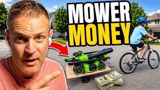 The Coolest Father-Son Build We’ve Ever Done (Bike Trailer for Lawn Jobs)