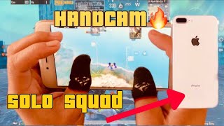 Iphone 8plus handcam 2024 | PUBGMOBILE🔥5finger fullgyro❤️HAIKI GAMING