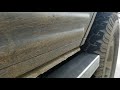 Jeep ZJ Rock Slider Width Test - Sizing up the slider.