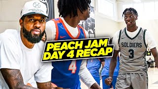 Aj Dybantsa U0026 Tyran Stokes Get Tested By 1 Team From Canada  Paul George Pulls Up To Peach Jam