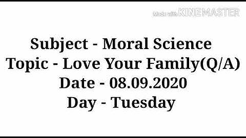 Class 1/Moral Science/ Lesson 3(Q/A)