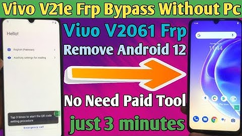 How To Frp Bypass Vivo (V21e V2061) Without Pc | Vivo V21e Frp Remove Kese Kare