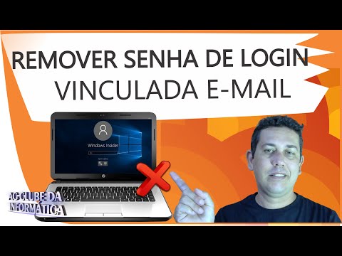 Como Remover Senha de Login Vinculada E-mail no Windows 10