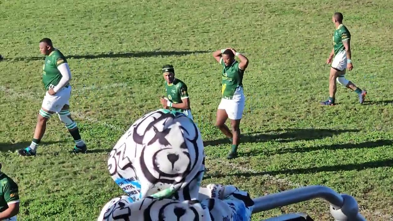 SWD RUGBY Multisure Evergreens 43 vs Great Brak River 26 on 3 May 2025 in Greatbrak Riber..