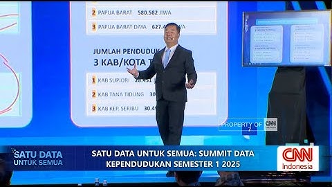 Satu Data Untuk Semua: Summit Data Kependudukan Semester 1 2025