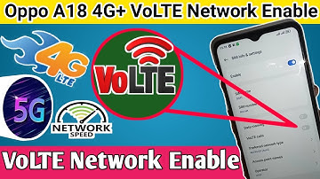 Oppo A18 4G+ VoLTE Network Enable