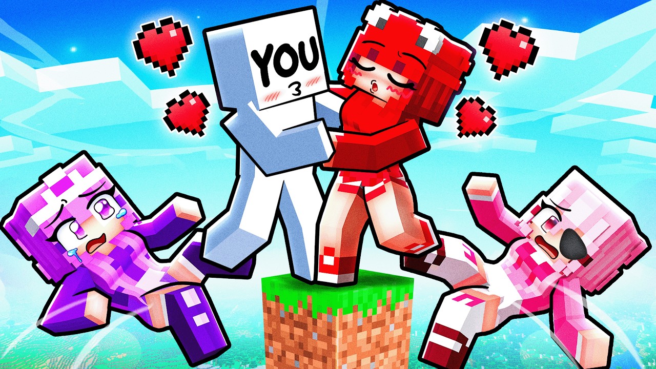 YOU on a YANDERE ONLY One Block!