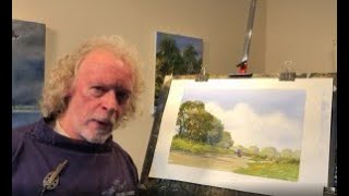 A Country Walk. Charles Evans Step by Step Painting in watercolour