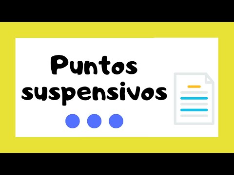 Video: ¿Es de mala educación usar puntos suspensivos?