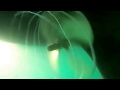 Underwater film of a propeller while running